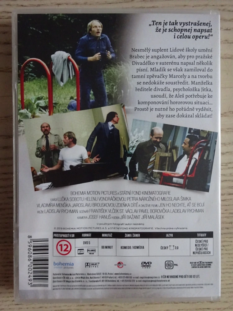 JEN HO NECHTE, AŤ SE BOJÍ, REMASTEROVANÁ VERZE, DVD FILM ČR