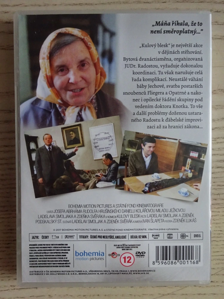 KULOVÝ BLESK, REMASTEROVANÁ VERZE, DVD FILM ČR