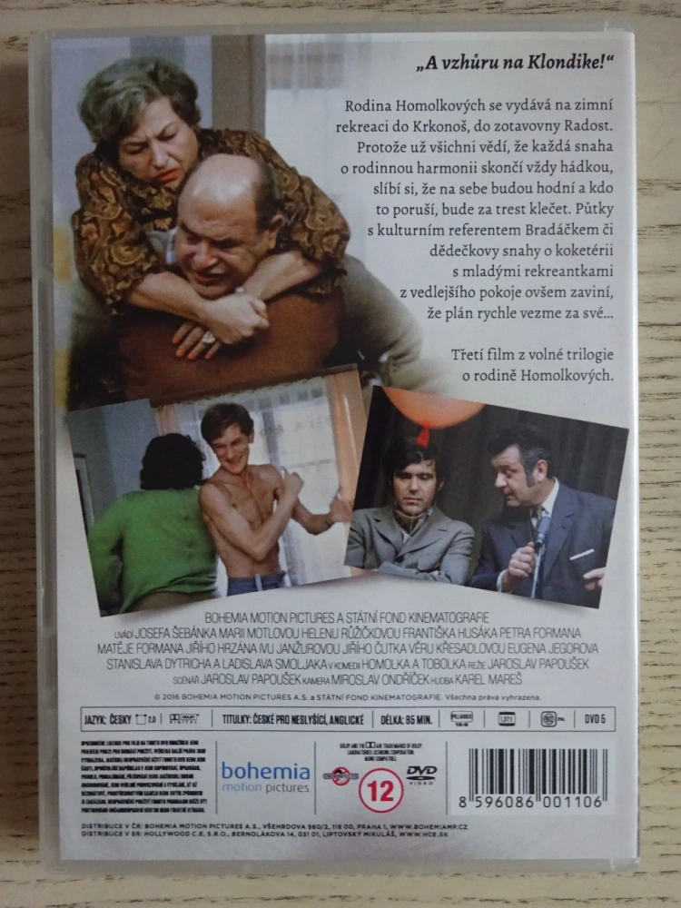 HOMOLKA A TOBOLKA, REMASTEROVANÁ VERZE, DVD FILM ČR