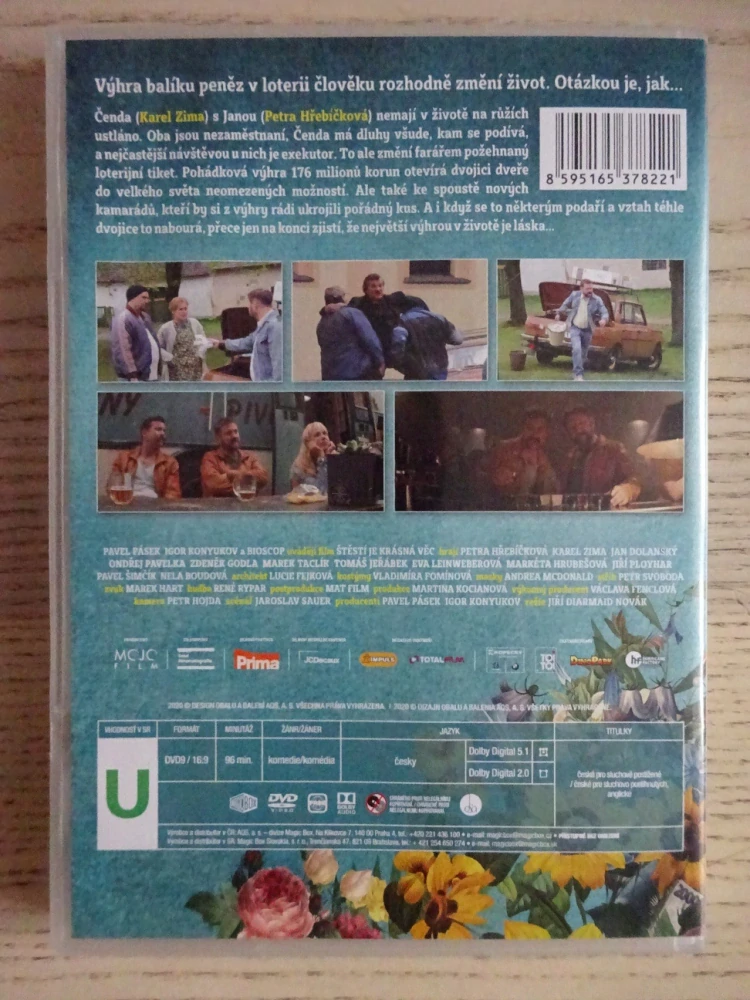 ŠTĚSTÍ JE KRÁSNÁ VĚC, P. HŘEBÍČKOVÁ, K. ZIMA, DVD FILM ČR