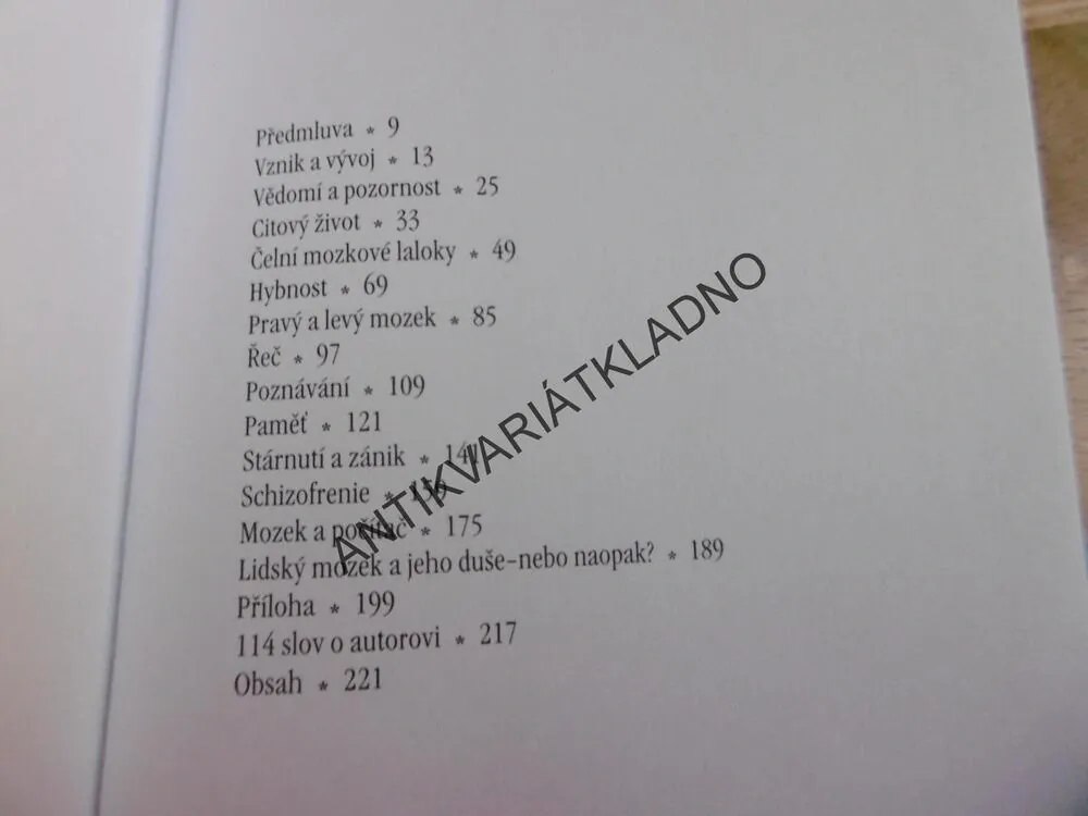 MOZEK A JEHO DUŠE, FRANTIŠEK KOUKOLÍK, RENČÍN