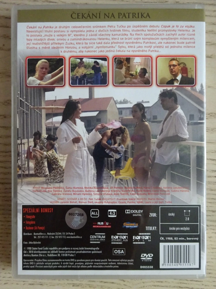 ČEKÁNÍ NA PATRIKA, DVD FILM ČR