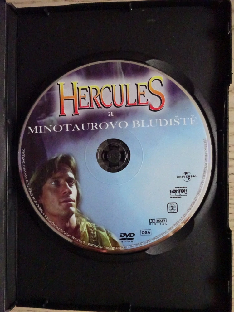 HERCULES A MINOTAUROVO BLUDIŠTĚ, DVD FILM