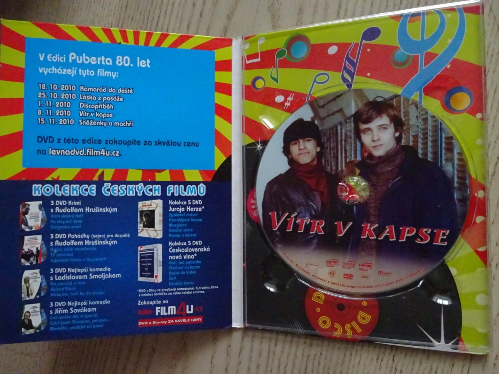 VÍTR V KAPSE, DVD FILM