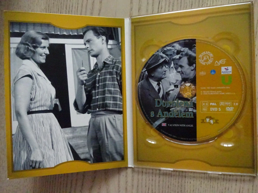 DOVOLENÁ S ANDĚLEM, DVD FILM ČR