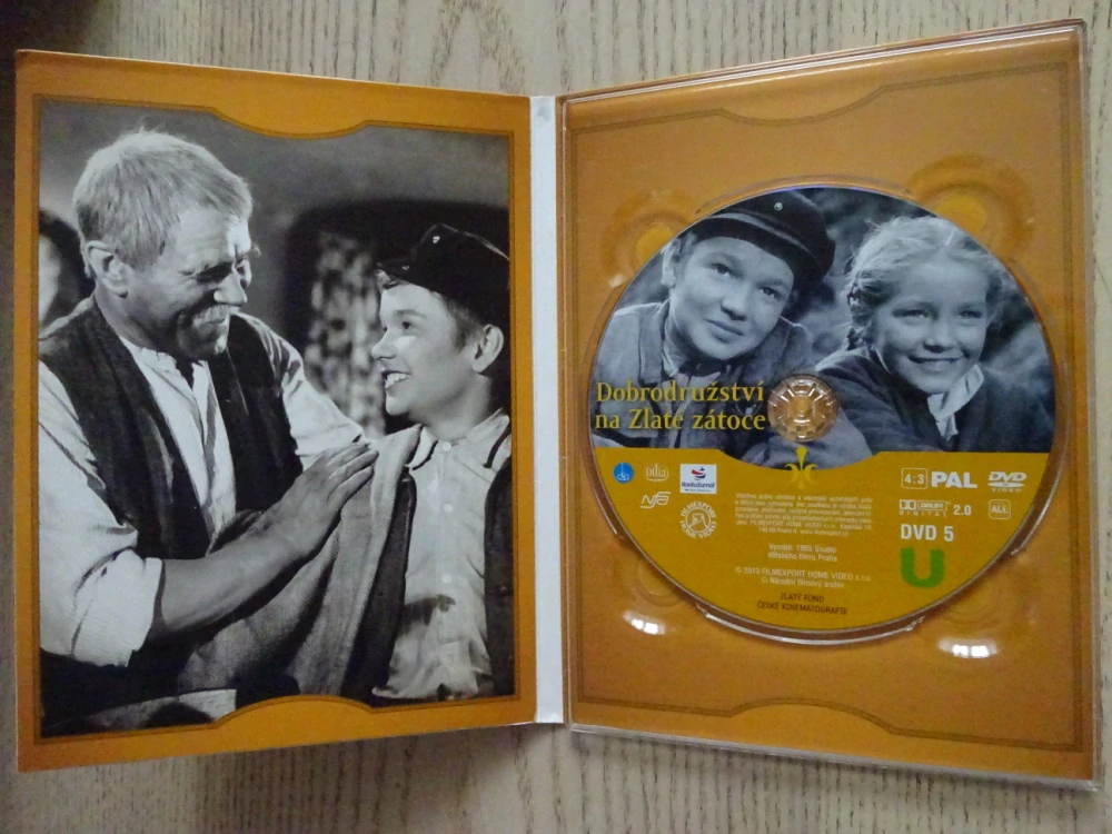 DOBRODRUŽSTVÍ NA ZLATÉ ZÁTOCE, DVD FILM ČR