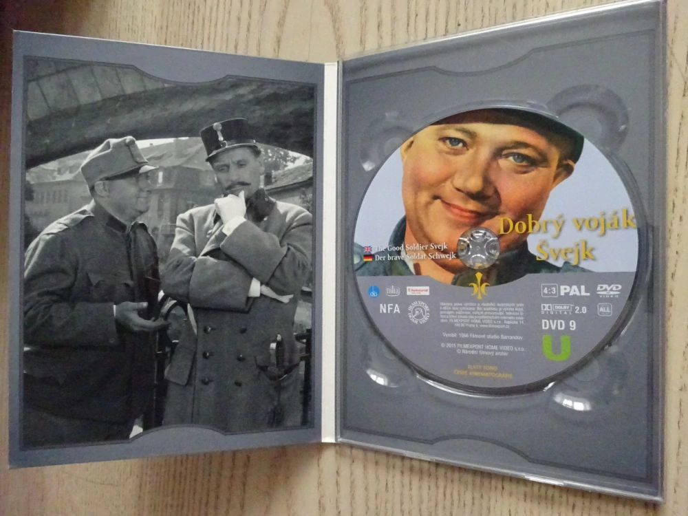 DOBRÝ VOJÁK ŠVEJK, DVD FILM ČR