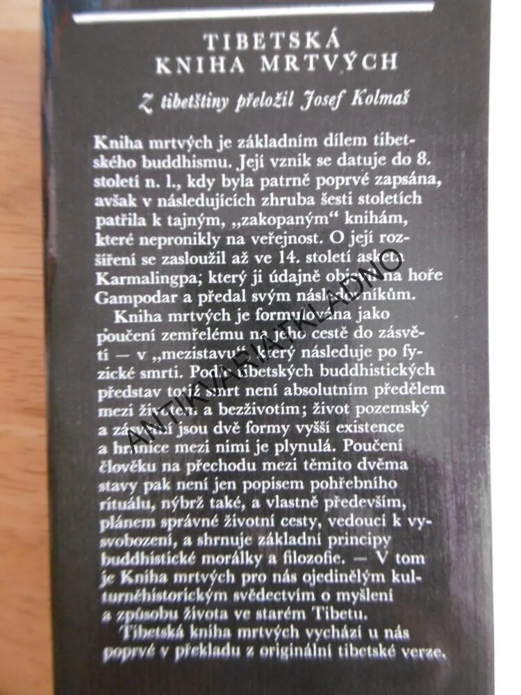 TIBETSKÁ KNIHA MRTVÝCH, ŽIVÁ DÍLA MINULOSTI