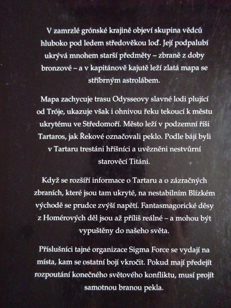 POSLEDNÍ ODYSEA, JAMES ROLLINS, **an