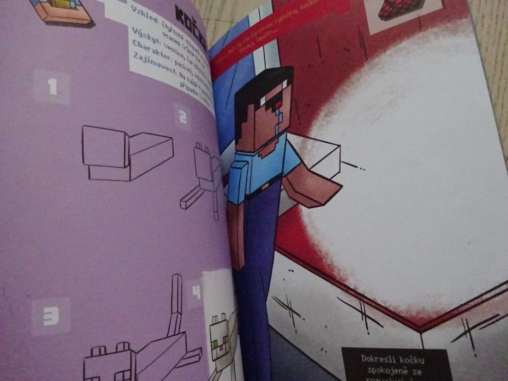 MINECRAFT, KRESLENÍ PRO MINECRAFŤÁKY, SKINY, MONSTRA A ZVÍŘATA, **an