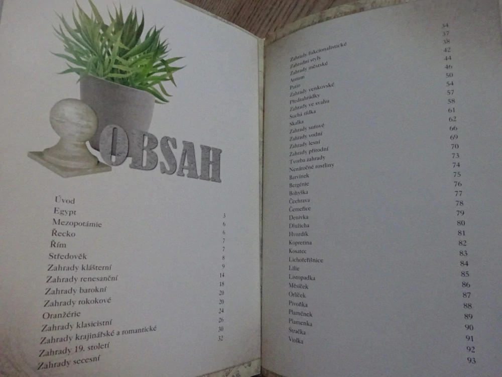 OKOUZLUJÍCÍ ZAHRADY, KLÁRA TRNKOVÁ, **an