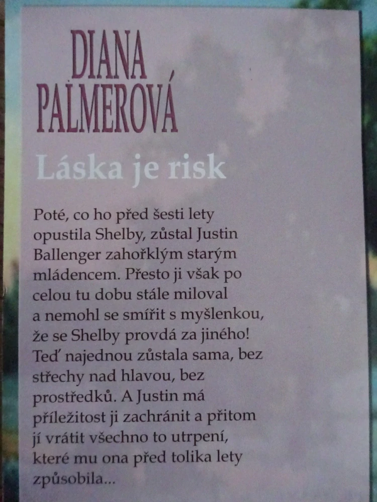LÁSKA JE RISK, DIANA PALMEROVÁ, **an