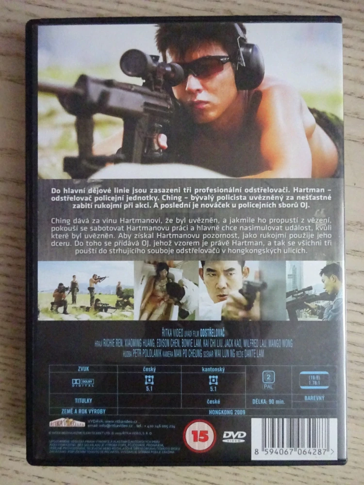 ODSTŘELOVAČ, DVD FILM