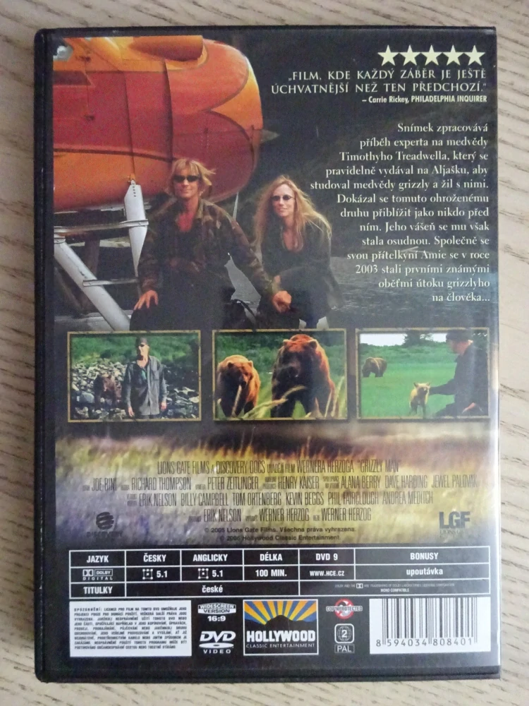 GRIZZLY MAN, DVD FILM