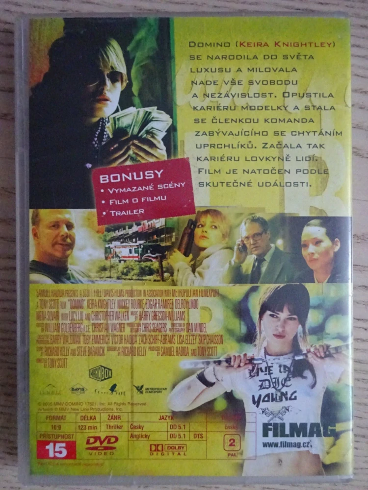 DOMINO, K. KNIGHTLEY, DVD FILM
