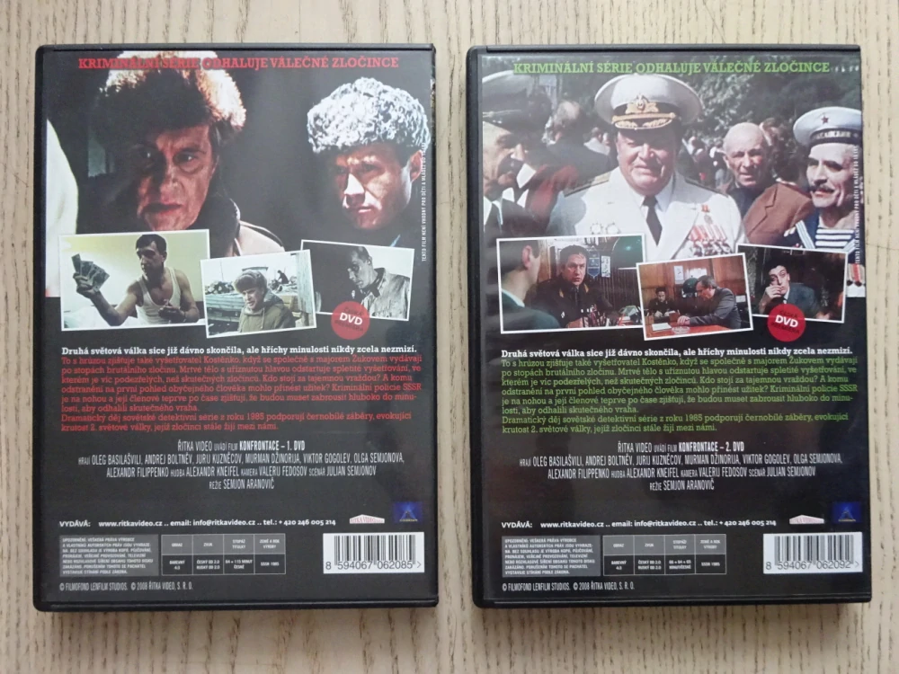 KONFRONTACE, 1-2, VÁLKA, DVD FILM