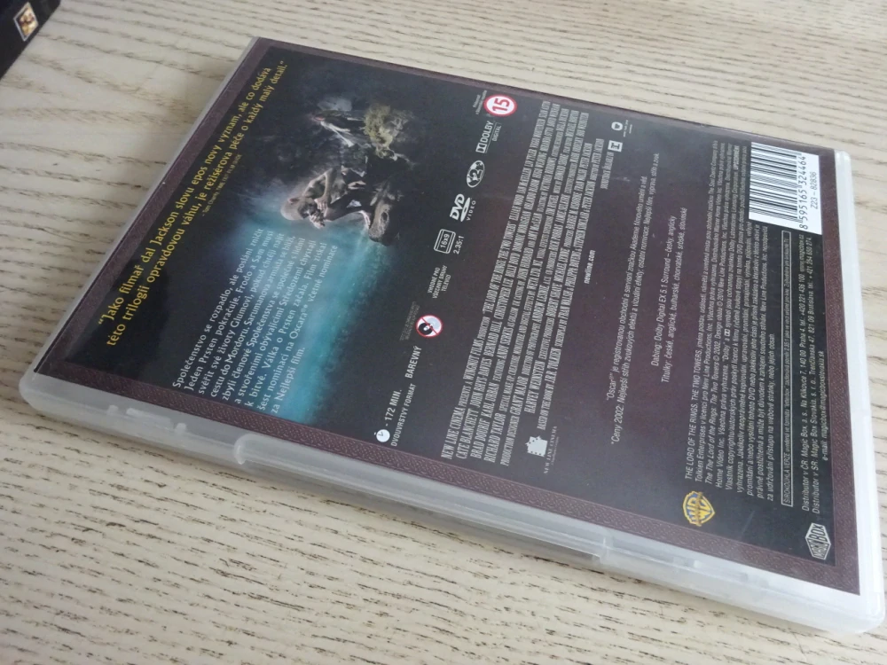 PÁN PRSTENŮ: DVĚ VĚŽE, DVD FILM