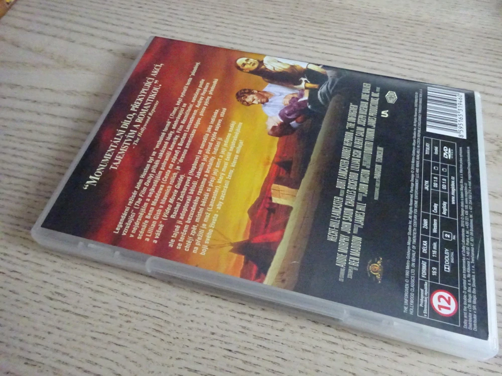 NEZNIČITELNÍ, B. LANCASTER, A. HEPBURN, DVD FILM