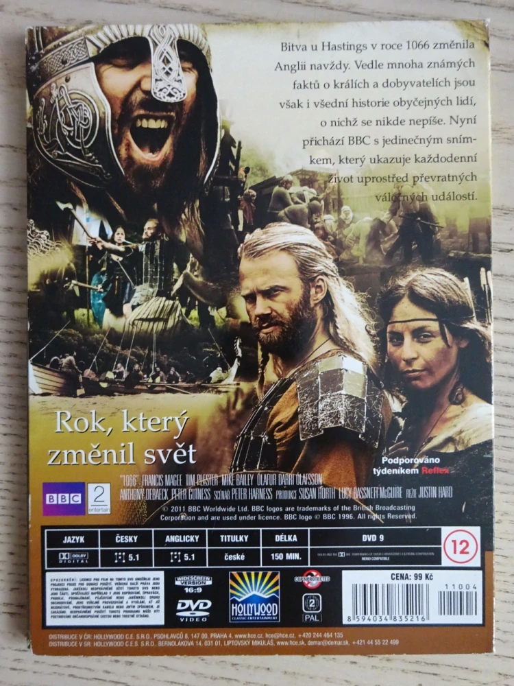 1066: HISTORIE PSANÁ KRVÍ, DVD FILM DOKUMENT
