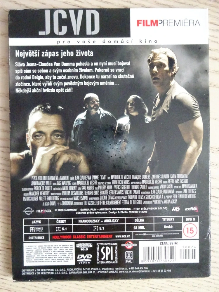JCVD, J.-C. VAN DAMME, DVD FILM