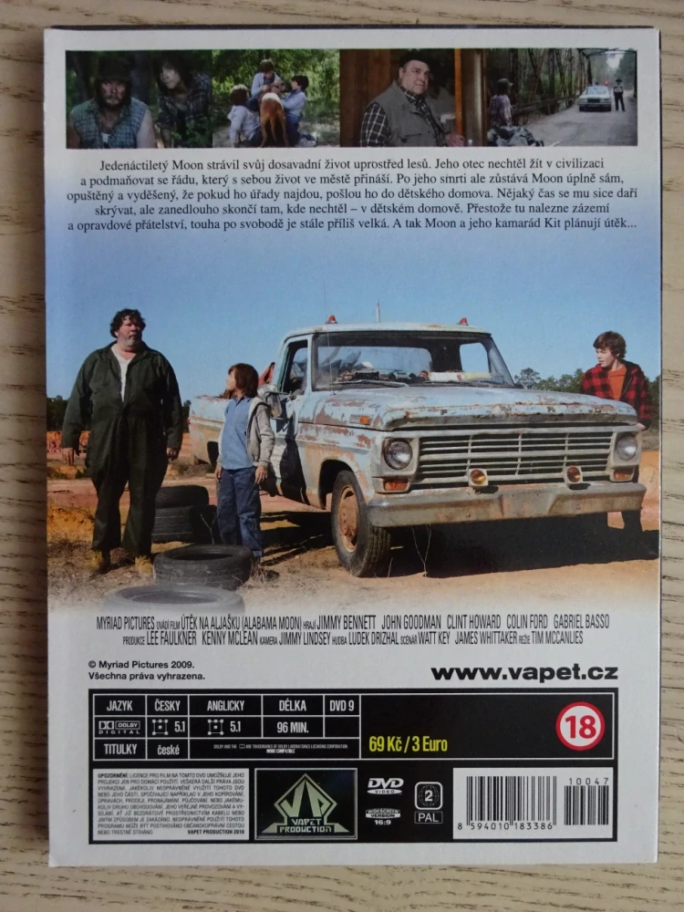 ÚTĚK NA ALJAŠKU, J. BENNETT, C. HOWARD, DVD FILM