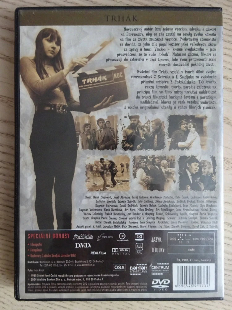 TRHÁK, H. ZAGOROVÁ, J. ABRHÁM, Z. SVĚRÁK, DVD FILM ČR