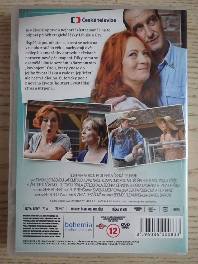 SEBEMILENEC, S. STAŠOVÁ, D. KONVALINKOVÁ, DVD FILM ČR