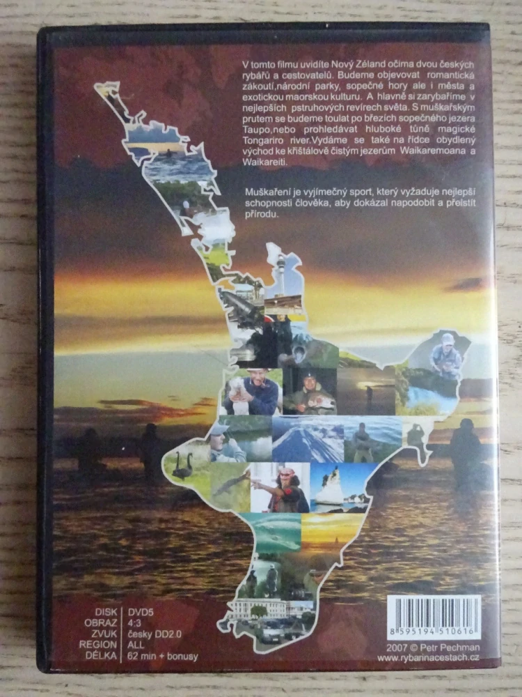 NOVÝ ZÉLAND: SEVERNÍ OSTROV, DVD DOKUMENT