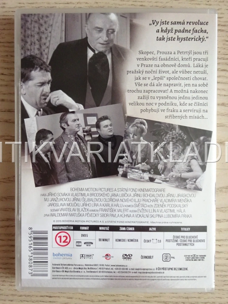 SVĚTÁCI, REMASTEROVANÁ VERZE, DVD FILM ČR