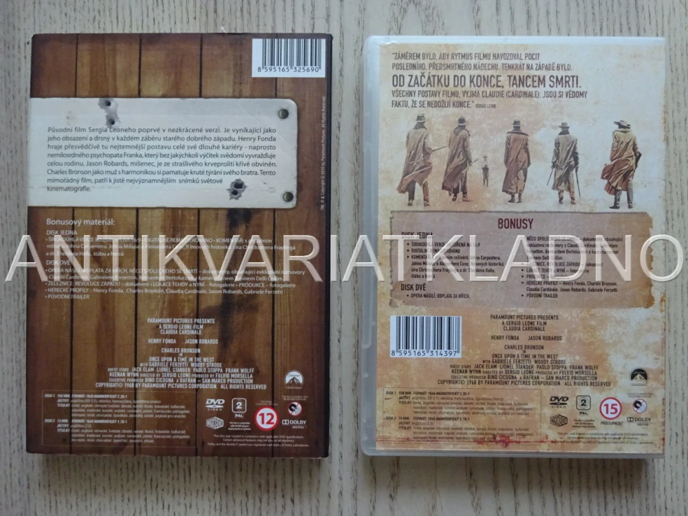 TENKRÁT NA ZÁPADĚ, DVD FILM