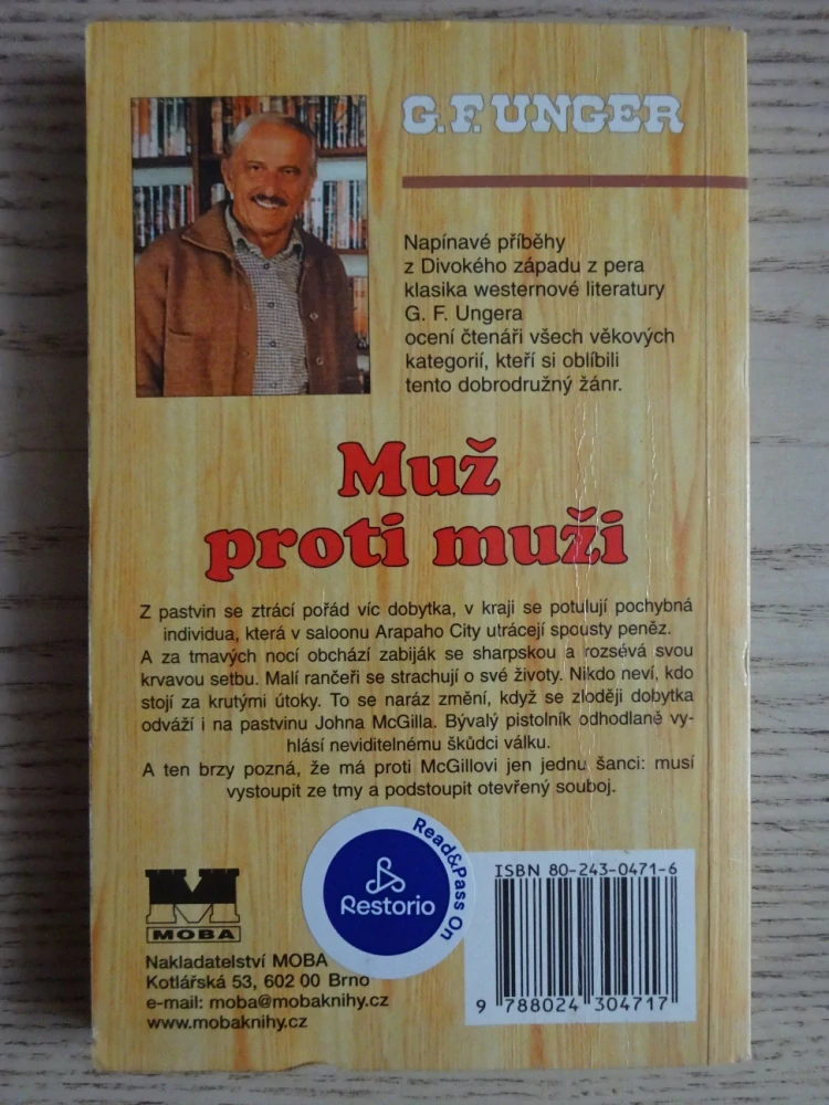 MUŽ PROTI MUŽI, G. F. UNGER, **an
