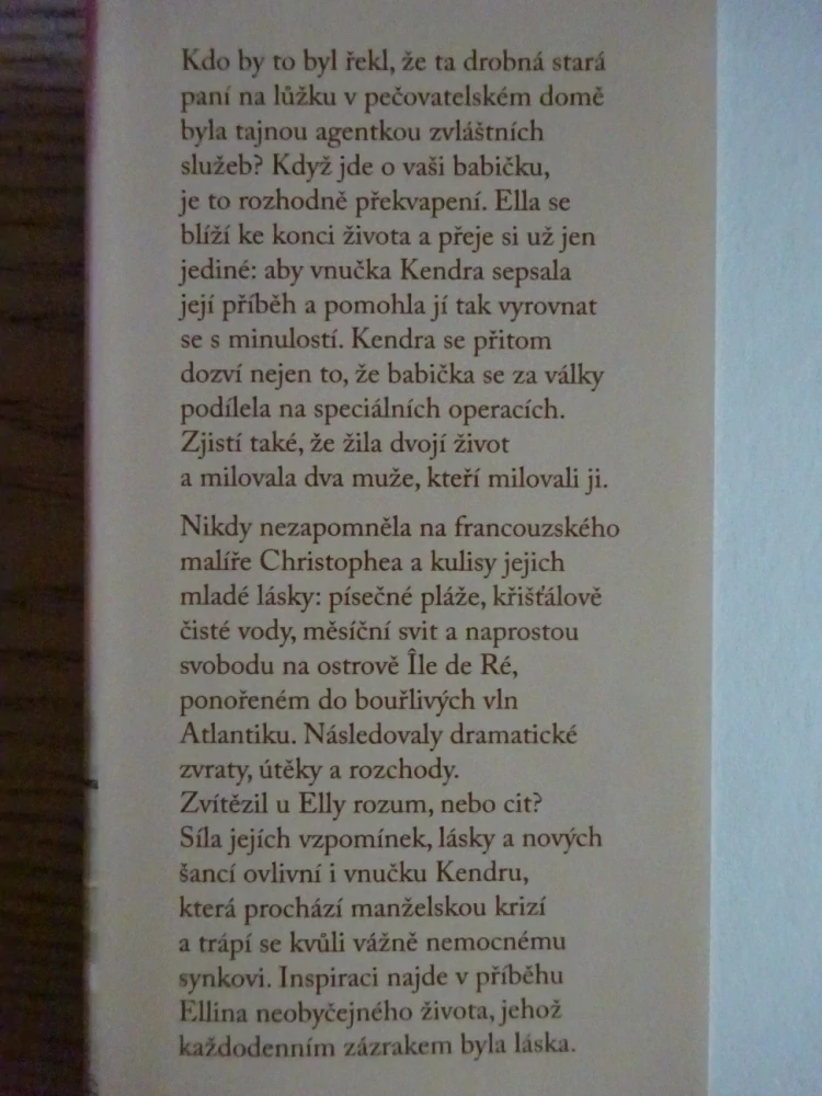 MOŘE VZPOMÍNEK, FIONA VALPY, **an