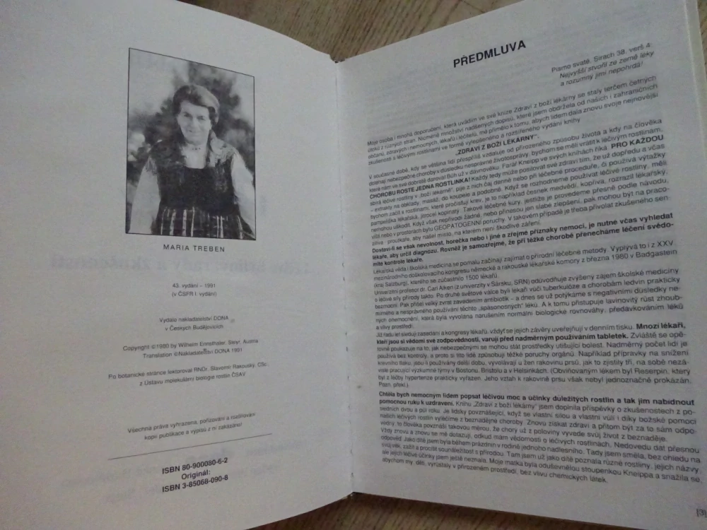 ZDRAVÍ Z BOŽÍ LÉKÁRNY, MARIA TREBEN, **an