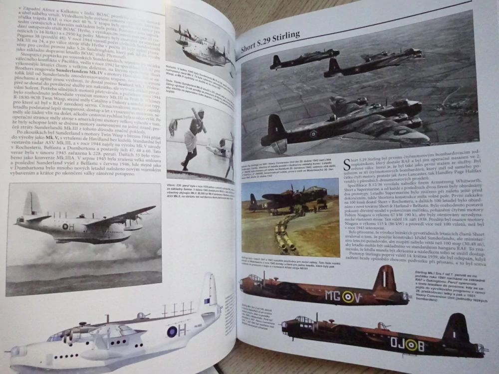 BRITSKÁ VOJENSKÁ LETADLA 2. SVĚTOVÉ VÁLKY, RSAF, FAA 1939-1945, J. MARCH, LETECTVÍ, **an