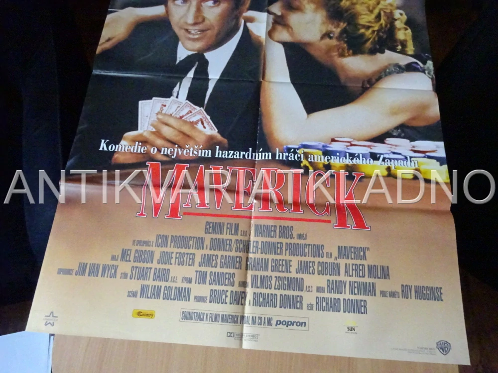 MAVERICK, M. GIBSON, J. FOSTER, PLAKÁT 1177
