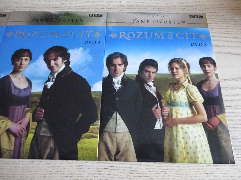 ROZUM A CIT, 1-3, JANE AUSTEN, DVD FILM