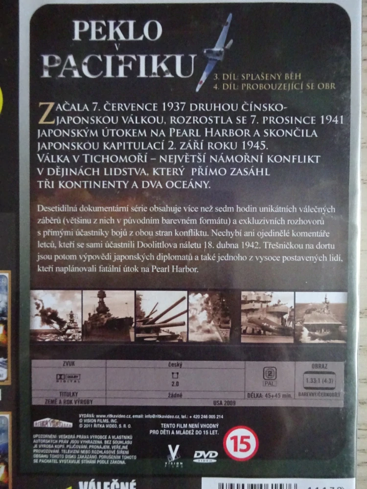 PEKLO V PACIFIKU, 2. DVD, DVD FILM DOKUMENT