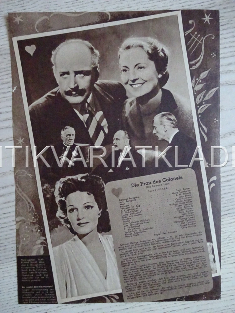 QUARTETT, DIRK BOGARDE, NĚMECKY, BIO PROGRAM 283