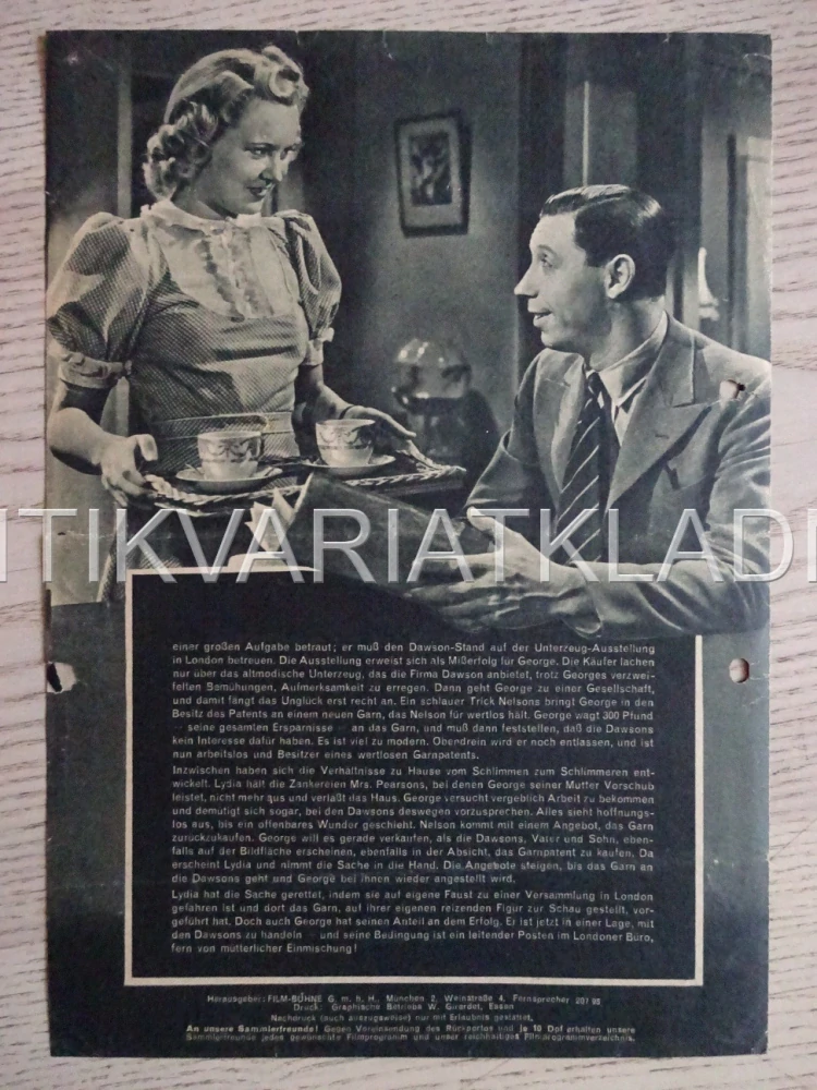 TURNED OUT NICE AGAIN, GEORGE FORMBY, NĚMECKY, BIO PROGRAM 298