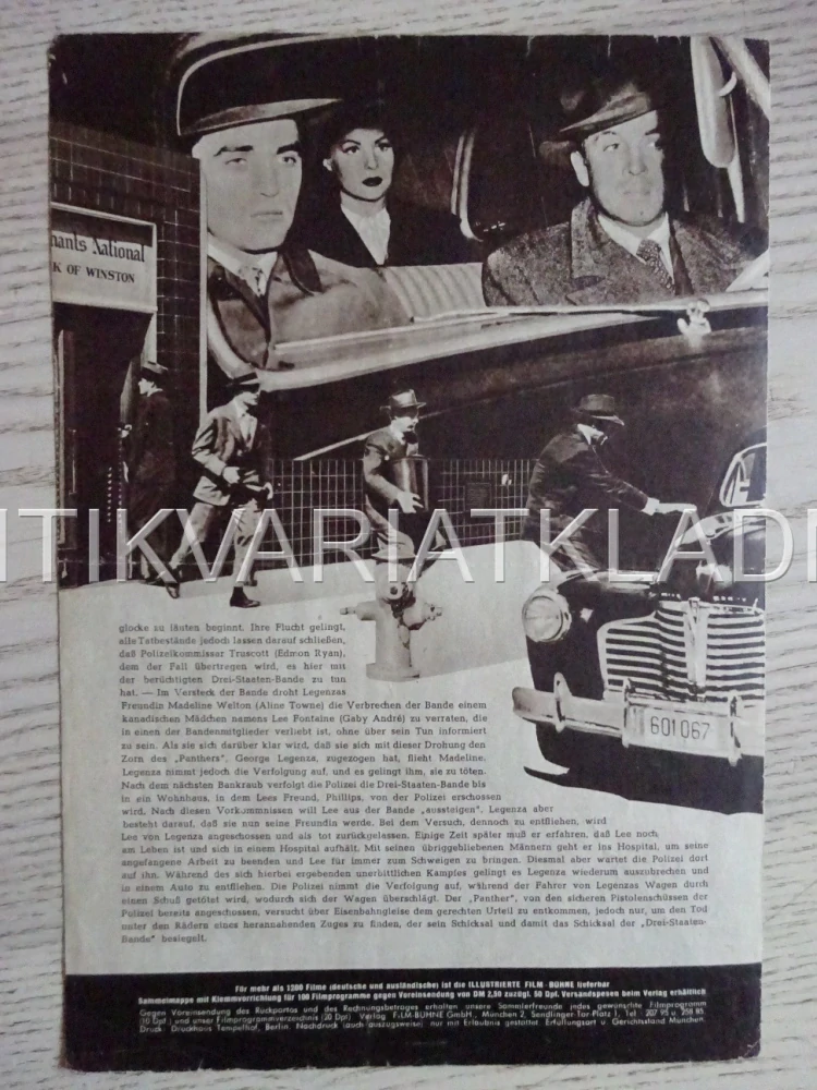 HIGHWAY 301, STEVE COCHRAN, NĚMECKY, BIO PROGRAM 1254