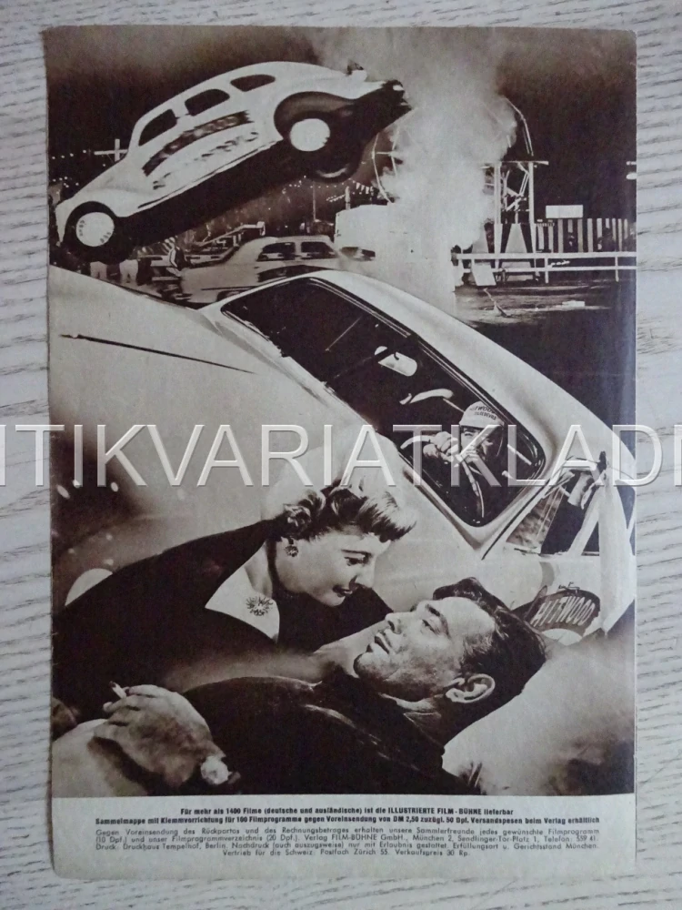 TO PLEASE A LADY, CLARK GABLE, NĚMECKY, BIO PROGRAM 1424