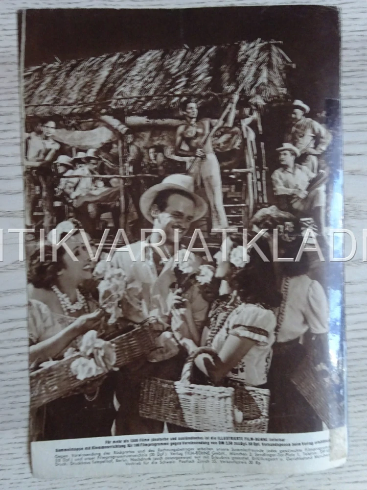 GREEN HELL, DOUGLAS FAIRBANKS JR., NĚMECKY, BIO PROGRAM 1732