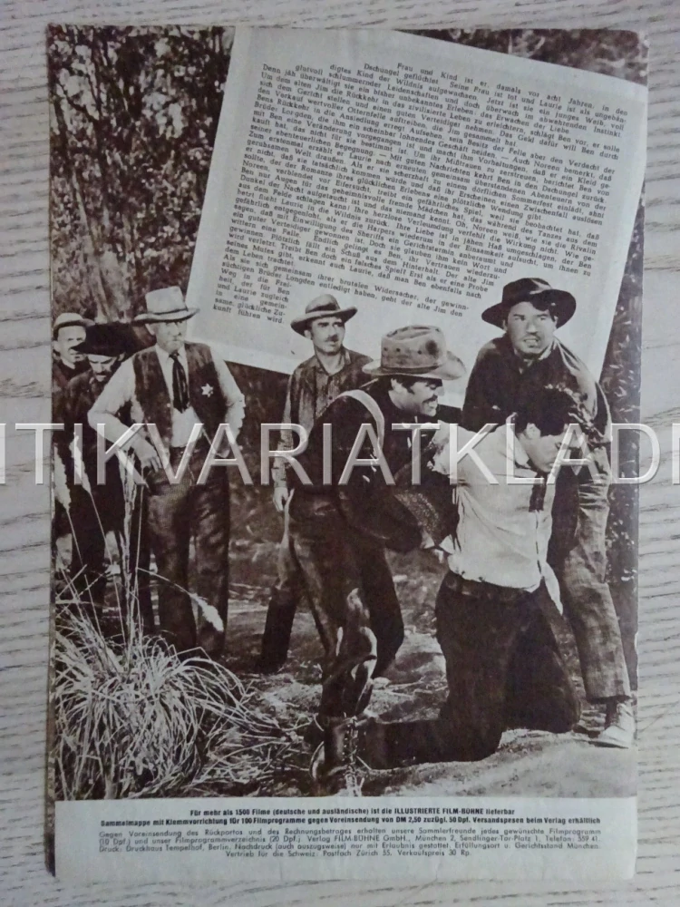 LURE OF THE WILDERNESS, JEAN PETERS, NĚMECKY, BIO PROGRAM 1828