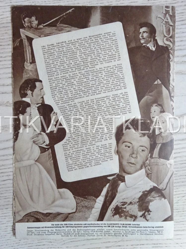 BÍDNÍCI, MICHAEL RENNIE, NĚMECKY, BIO PROGRAM 1833