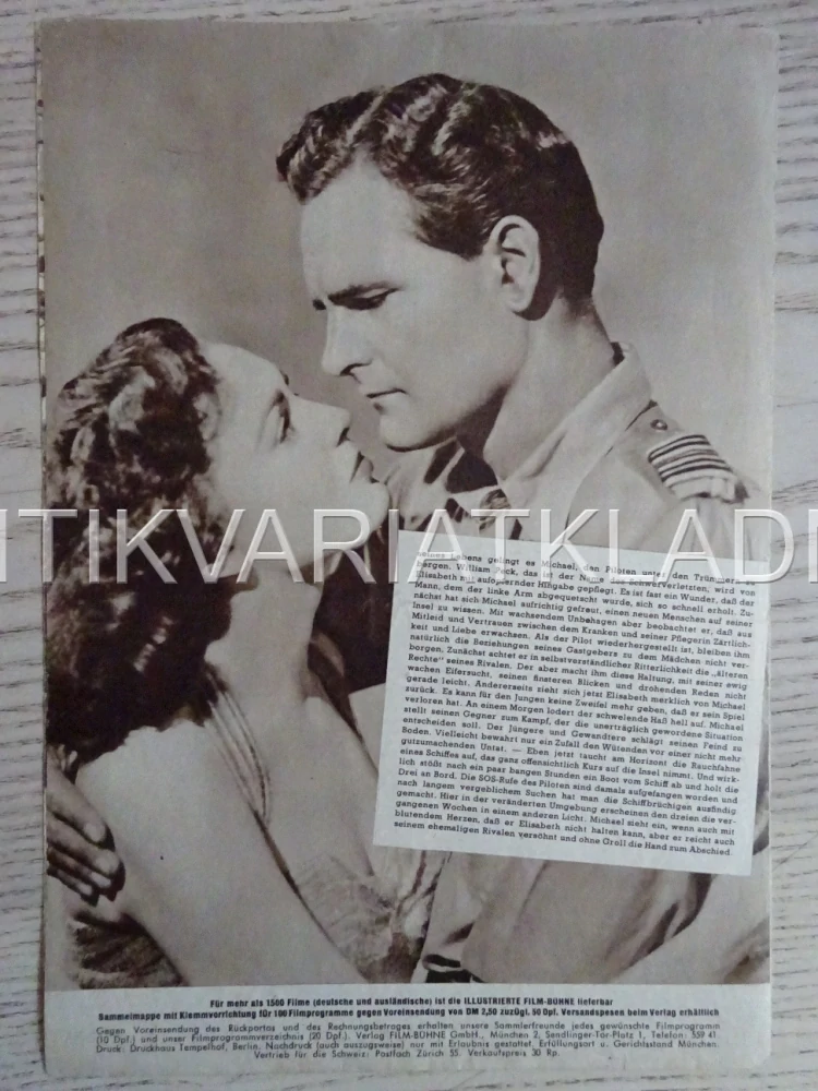 SATURDAY ISLAND, LINDA DARNELL, NĚMECKY, BIO PROGRAM 1900