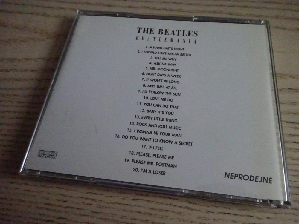 THE BEATLES, BEATLEMANIA, CD HUDBA