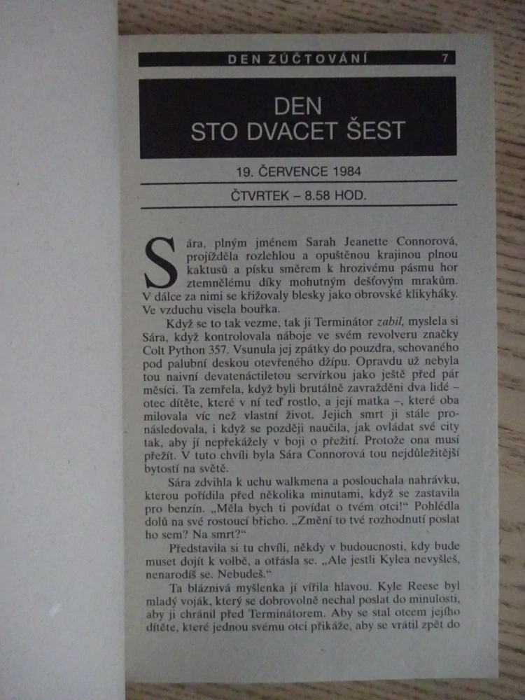 TERMINÁTOR 2, DEN ZÚČTOVÁNÍ, ARNOLD SCHWARZENEGGER, **an