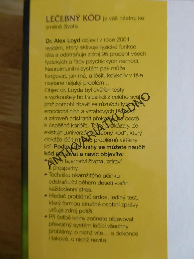 LÉČEBNÝ KÓD, ALEXANDER LOYD, BEN JOHNSON, **an