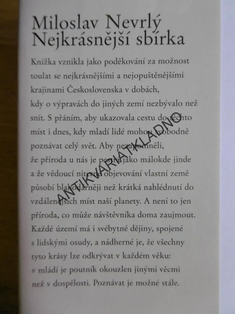 NEJKRÁSNĚJŠÍ SBÍRKA, KRAJINY ČESKÉ A SLOVENSKÉ REPUBLIKY