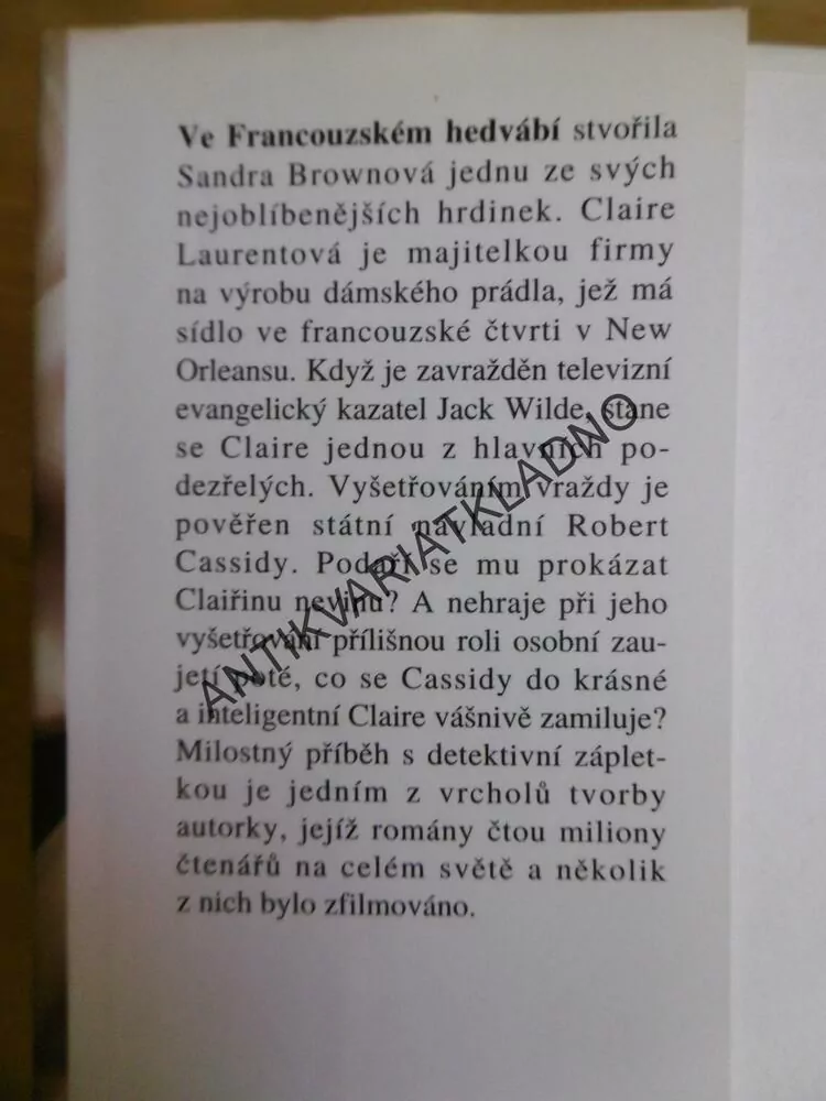 FRANCOUZSKÉ HEDVÁBÍ, SANDRA BROWN